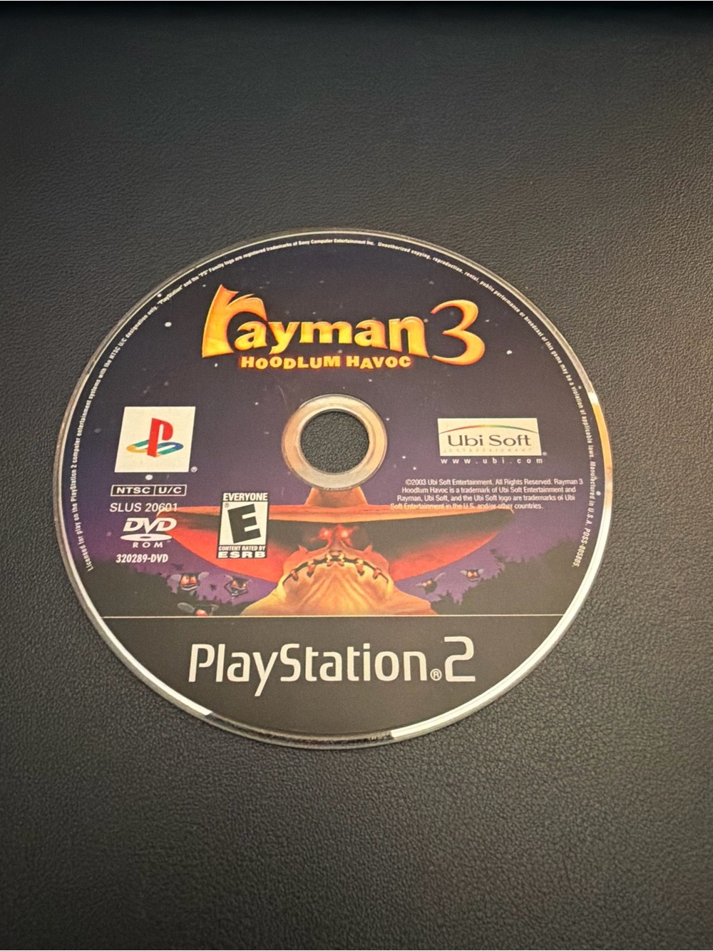 Rayman 3 Hoodlum Havoc ps2 disc